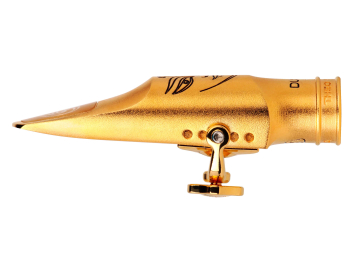 Photo New DURGA 5 Metal Gold Plated Mouthpiece for Tenor Saxophone by Theo Wanne